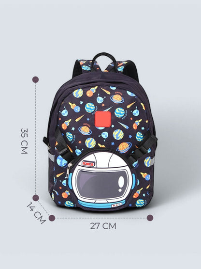 Tykle Space BTS Combo – 2-in-1 School Bag + Pencil Case + Crayon Sticks + Stationery Set