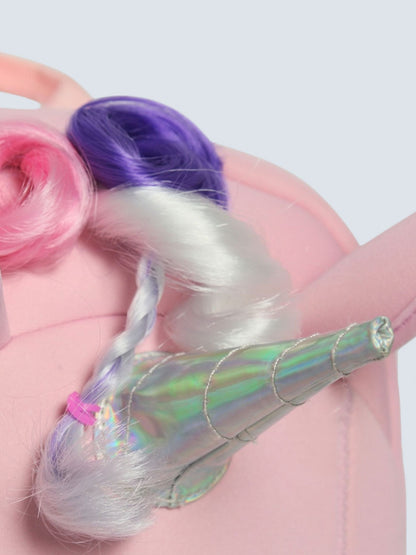Tykle Pink Unicorn BTS Combo – Neoprene Backpack + Unicorn Water Bottle
