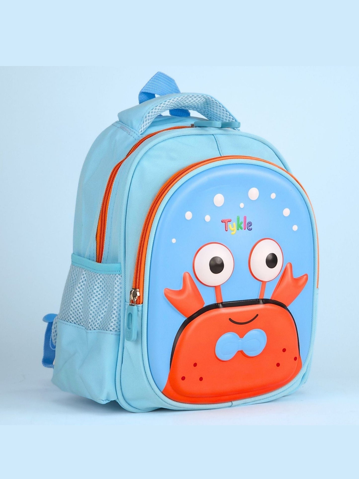 Tykle Crab BTS Combo – 3D School Bag + Oil Pastels + Camera Water Bottle