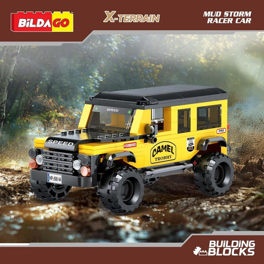 Bildago Snapback Racers - Mud Storm (SP13439) - Pull back Racer Car (321 PCS)