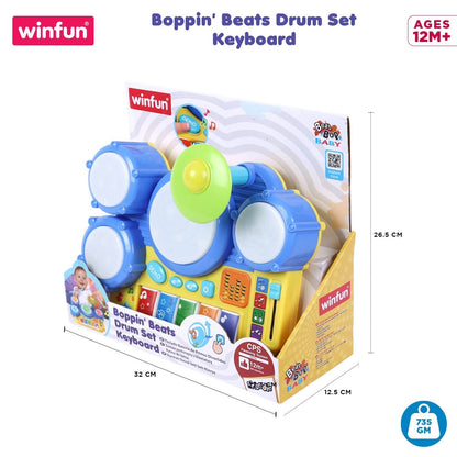 Winfun Boppin' Beats Drum Set Keyboard