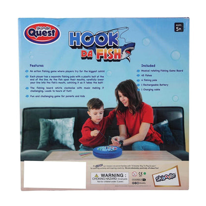 Skoodle Quest Hook Da Fish Rechargeable Game - Blue
