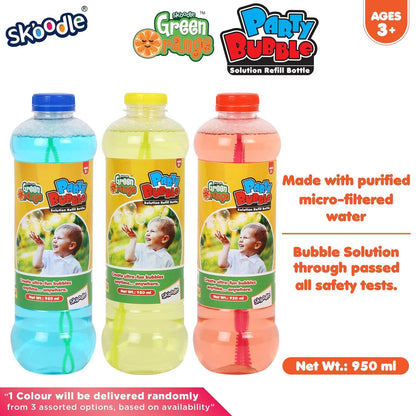 Green Orange Party Bubble Pack - 950 Ml