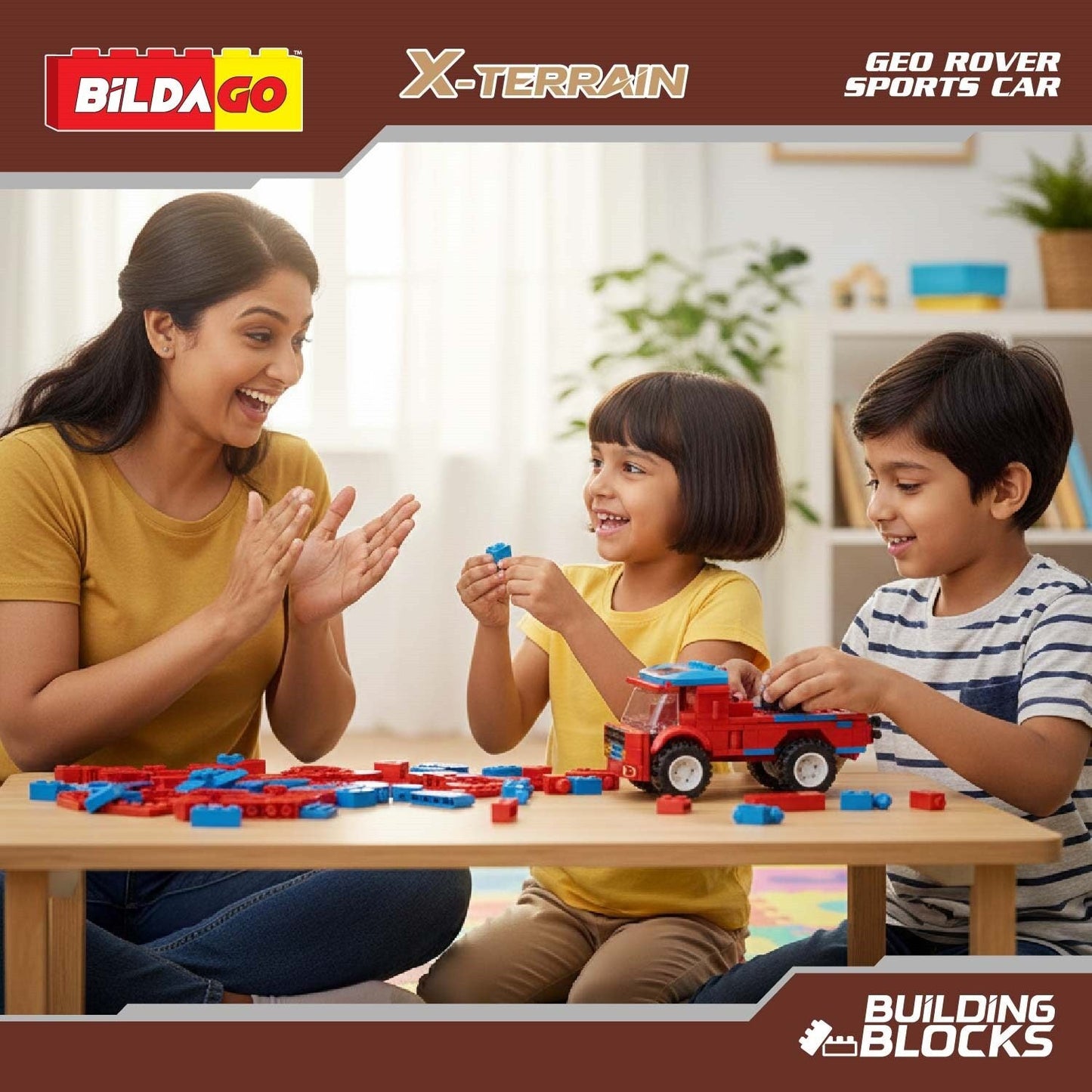 Bildago X-Terrain - Geo Rover Sports Car (SP13425) - 3-in-1 Model (136 PCS)