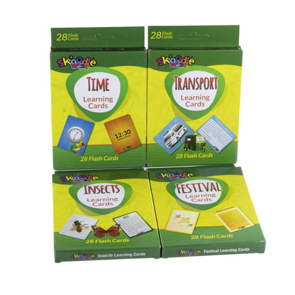 Skoodle General Knowledge2 Flash Cards Set - Pack Of 4