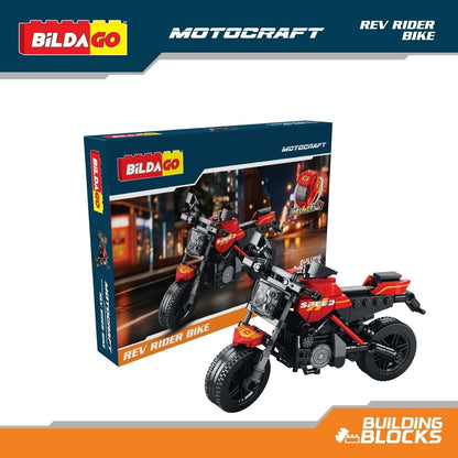 Bildago Motocraft - Rev Rider Bike (SP13431) with Helmet (217 PCS)