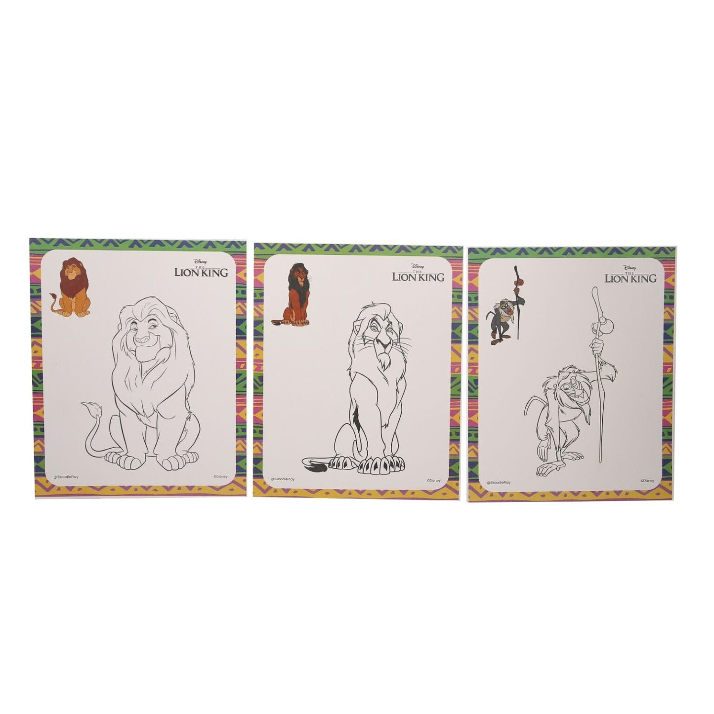 Disney Lion King Colouring Frames - Art & Craft Activity Set