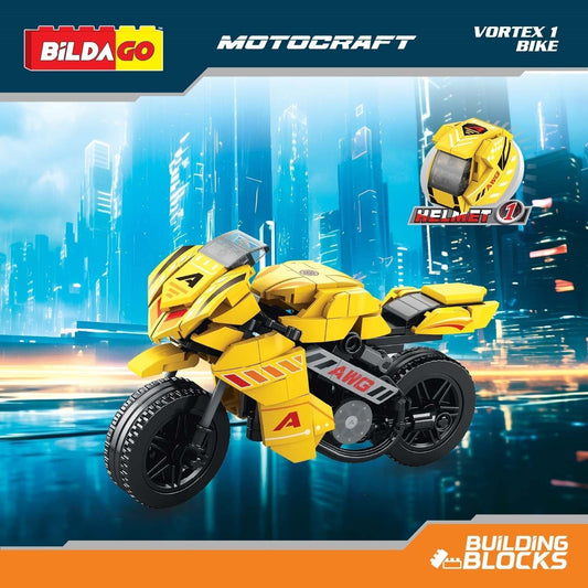 Bildago Motocraft - Vortex 1 Bike (SP13432) with Helmet (227 PCS)