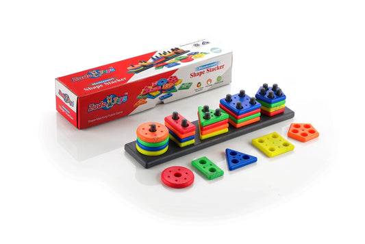Geometric Shape Sorting Stacker (Long)