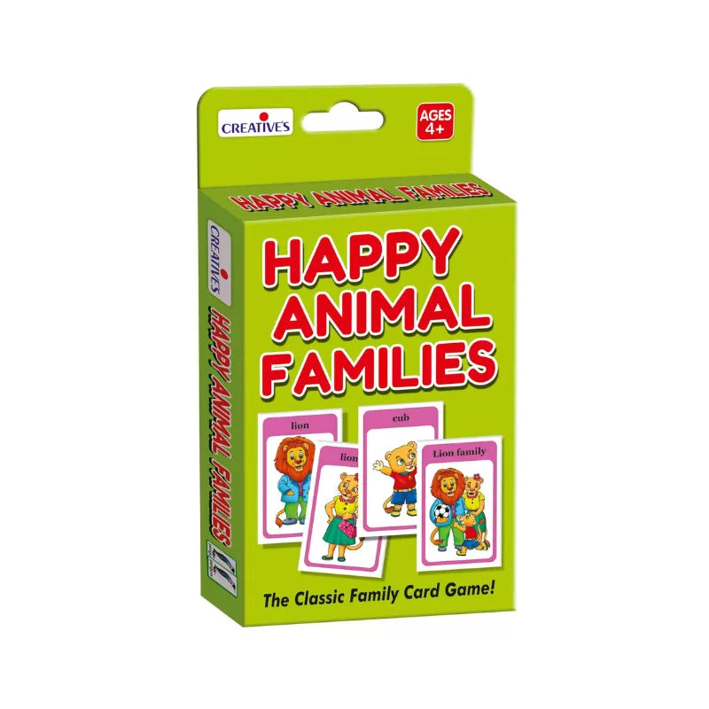 Happy Animal Families Educational Card Game 4+