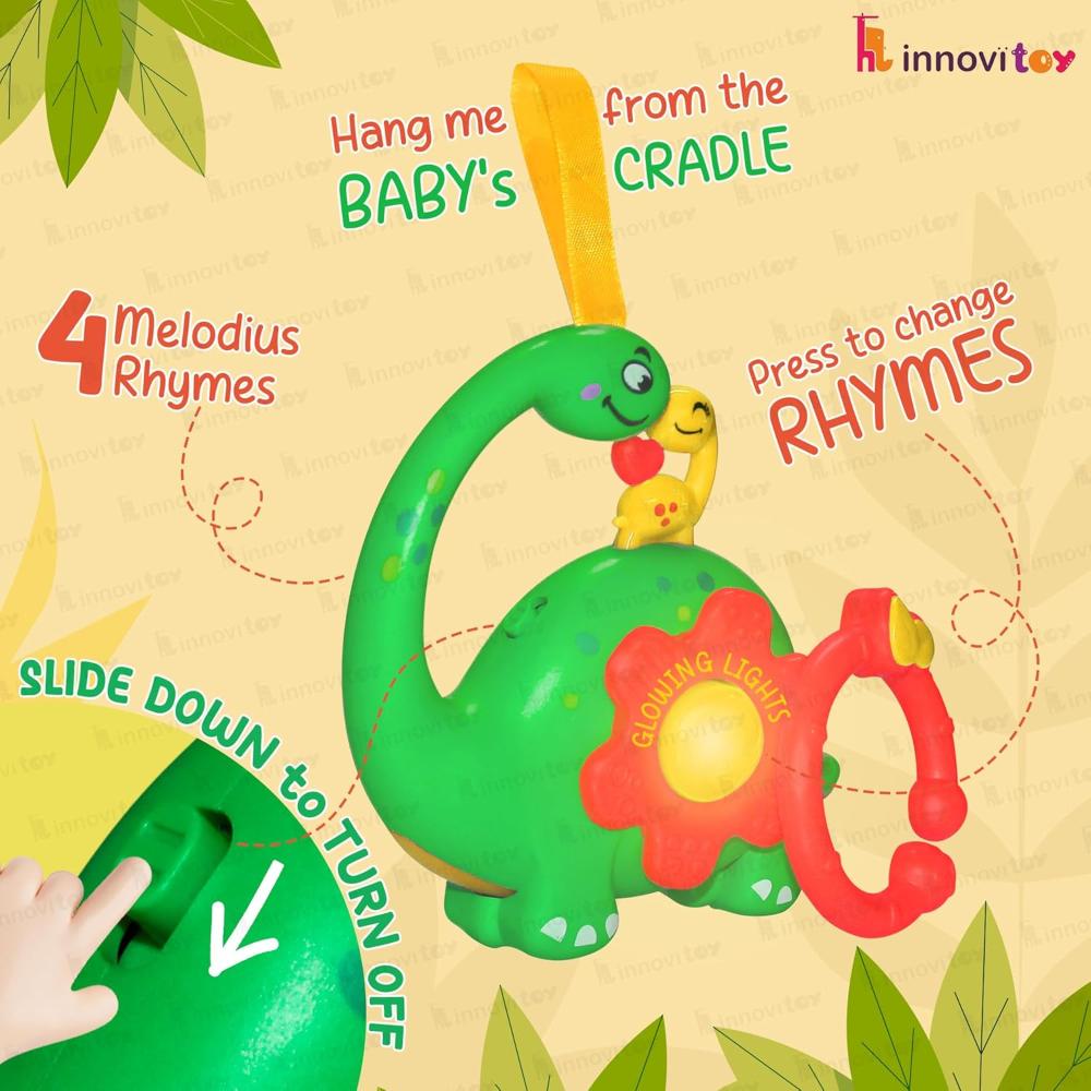 innovitoy Musical Cradle Rattle - Box Packing ( Multi Color)