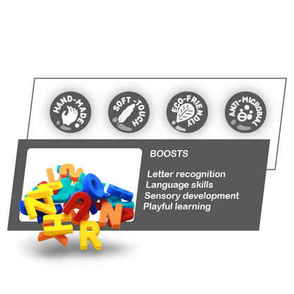 Large Magnetic Uppercase Alphabets 4" (10cm)