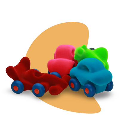 Colourful Micro Vehicles (Set of 4)