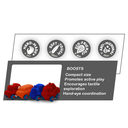Colourful Micro Vehicles (Set of 4)