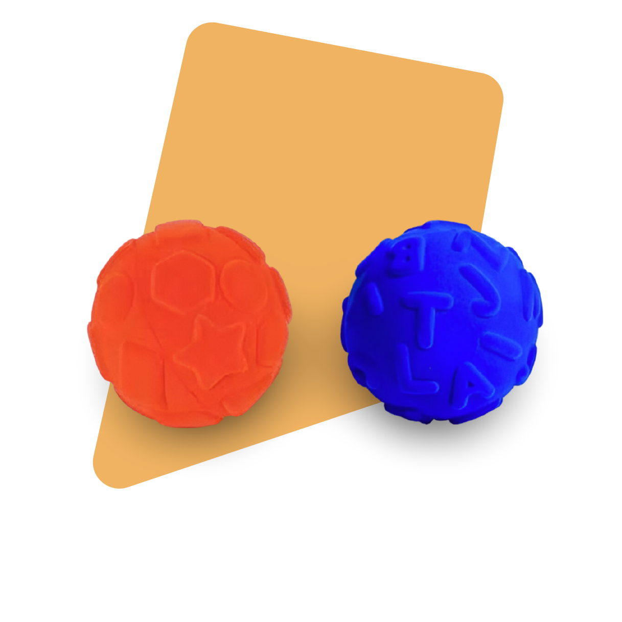 Bright Colour Educational Balls