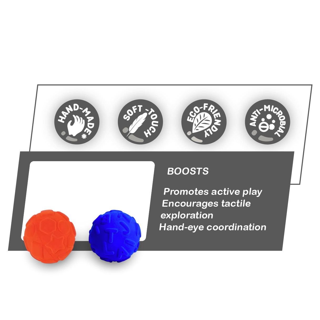 Bright Colour Educational Balls