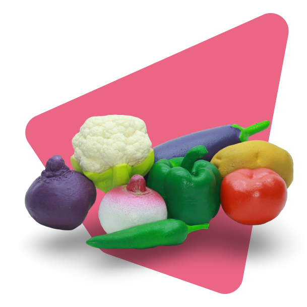 Realistic Vegetables Set of 8