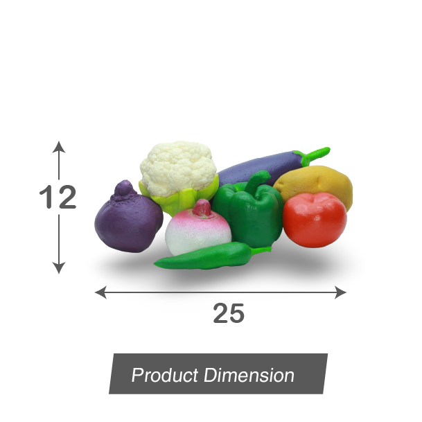 Realistic Vegetables Set of 8