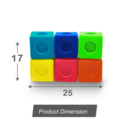 Rubbablox Building Blocks - Safe, Squishy & Fuzzy
