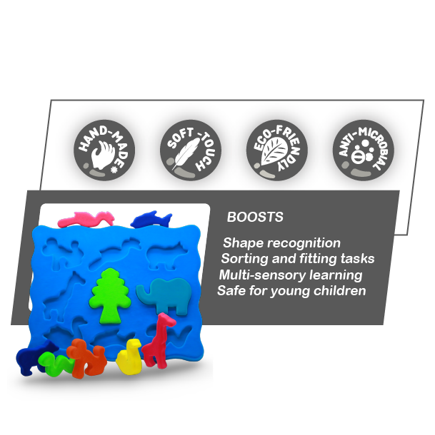 3D Shape Sorter Animals