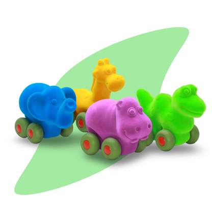 Bright Colour Micro Aniwheelies (Set of 4)