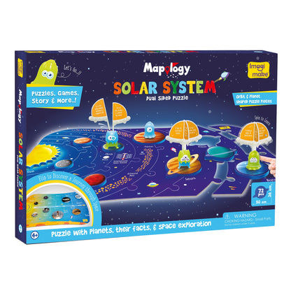 Mapology Ultimate Combo: India & World Map Puzzle, Solar System Puzzle & Monument of India Construction Set